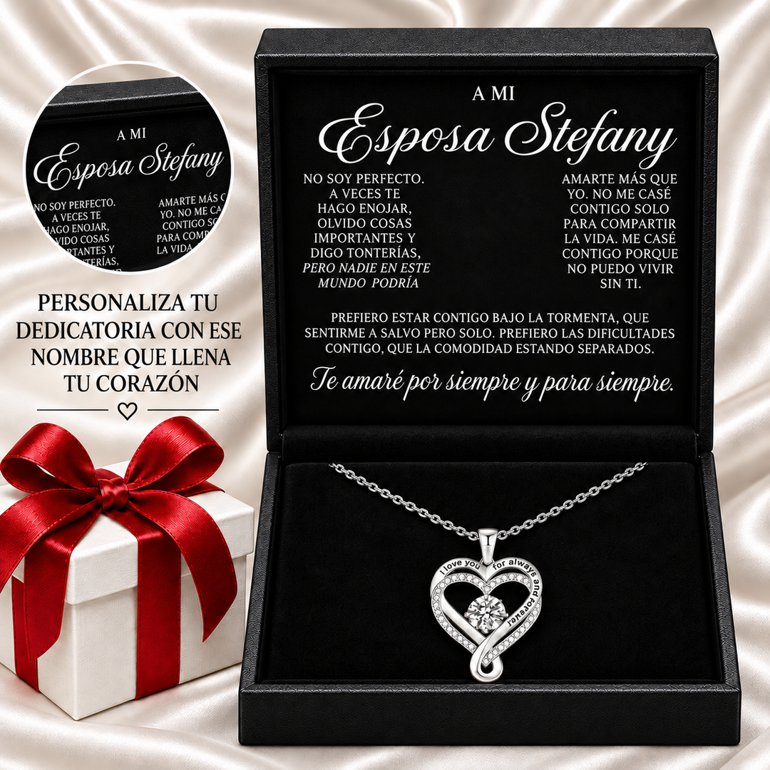 PERSONALIZA TU DEDICATORIA "PARA MI ESPOSA" CON PRESENTACIÓN PREMIUM