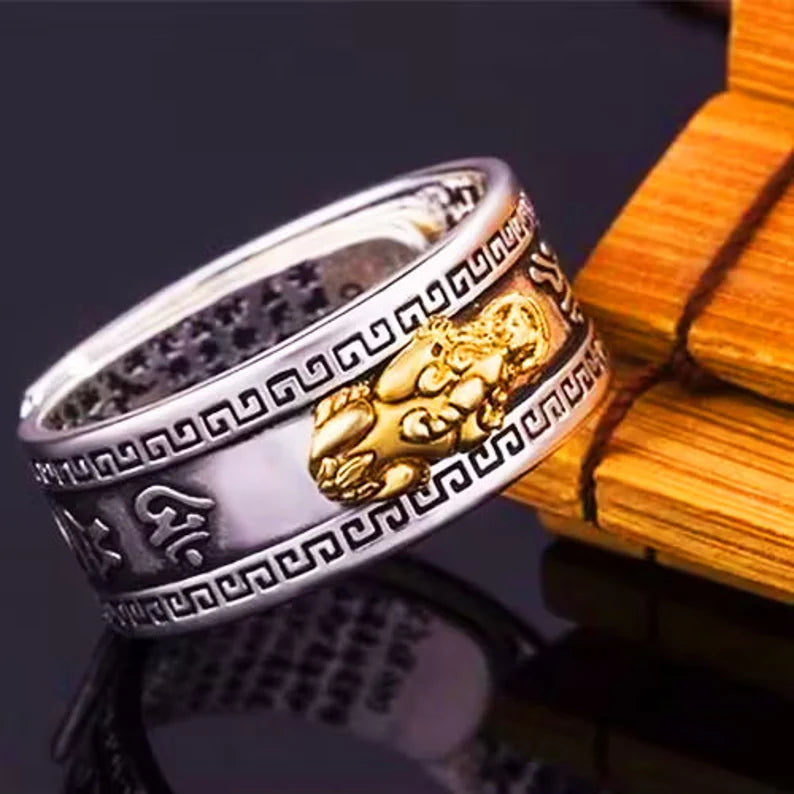 PACK ANILLO FENG SHUI DE LA RIQUEZA 2 UNIDADES FAMILIAR